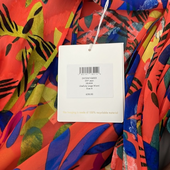Brand new! Diane Von Furstenberg Floral wrap dress - Picture 8 of 8